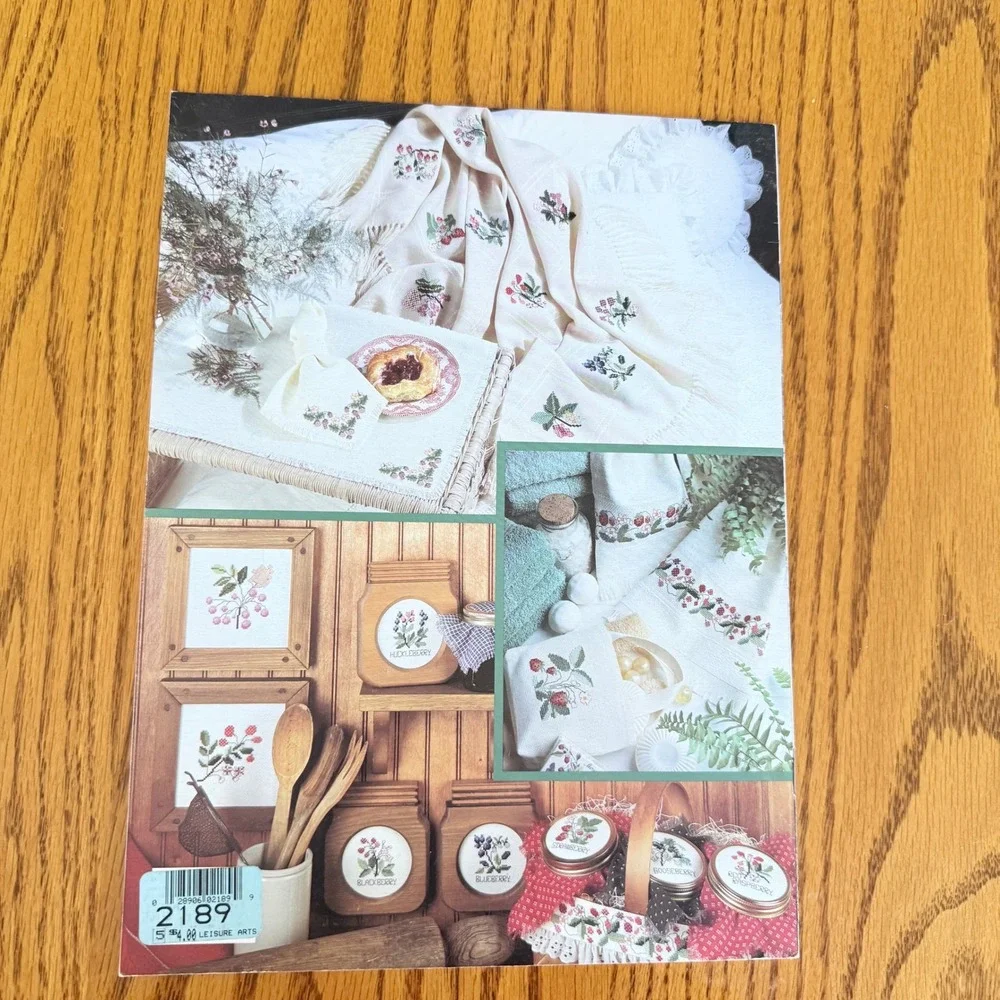 Cross‎ Stitch Pattern Appalachian Trail Wildflowers Counted Lot of 2 VTG